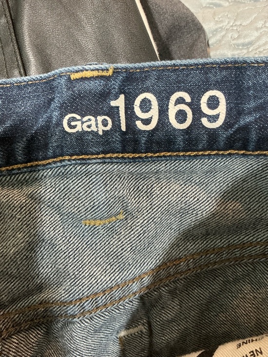 🤎 Gap Men’s Straight Blue Denim Jeans - 36 x 30 - Picture 4 of 6